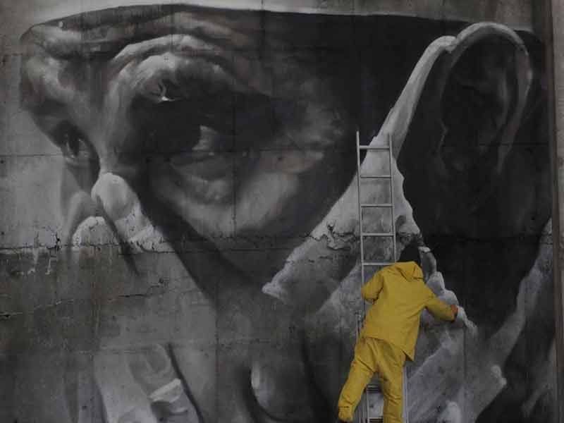 Чернобиль.Гвідо ван Хелтен граффіті