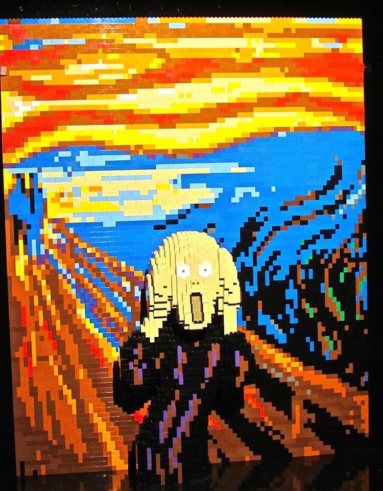 Картина Крик з лего